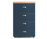 Load image into Gallery viewer, Kingston 4 Drawer Midi Chest (4CM)