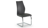 Load image into Gallery viewer, Elis Dining Chair - Grey / Chrome Leg (112)