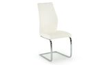 Load image into Gallery viewer, Elis Dining Chair - White / Chrome Leg (112)