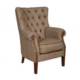 Load image into Gallery viewer, Hexham Chair in &#39;Hunting Lodge&#39; Harris Tweed